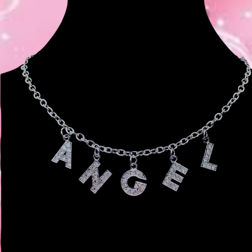 Angel choker necklace